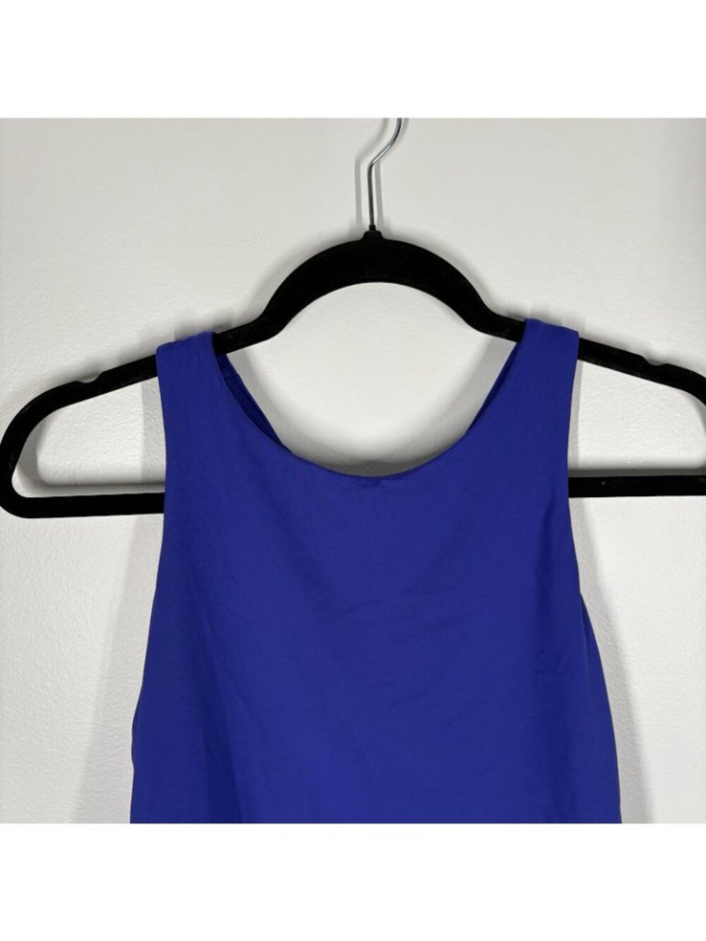 Athleta Women L Noble Blue Athletic Racerback Conscious Crop Bra Top A-C - Picture 4 of 7